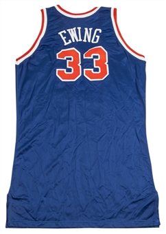 1991-92 Patrick Ewing Game Used New York Knicks Road Jersey